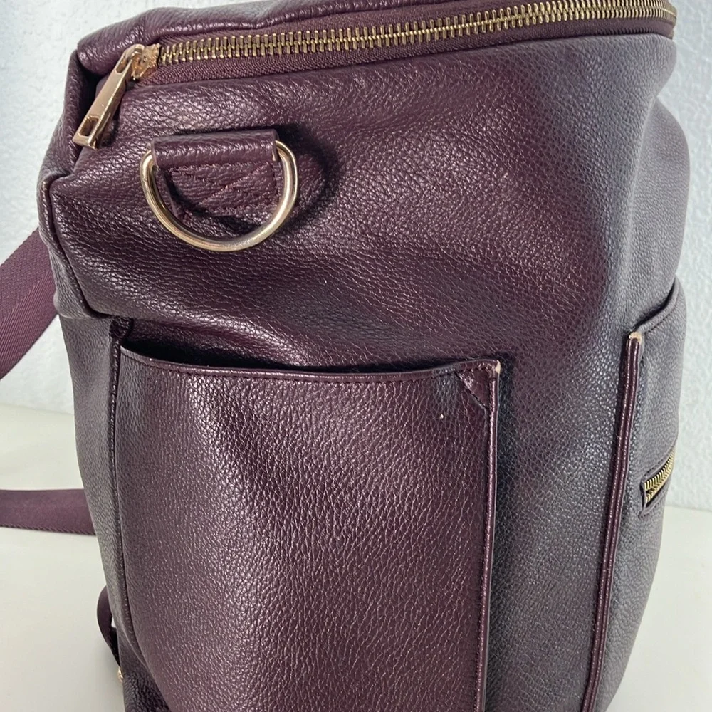 Fawn Design Full Size Diaper Bag- Plum backpack‎ crossbody purple baby gift
